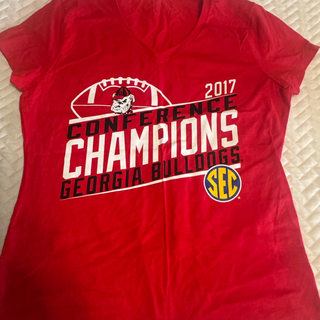 Georgia Bulldog Sec Championship Red TShirt Nwot Georgia Bulldog Sec Championship Red TShirt Nwot